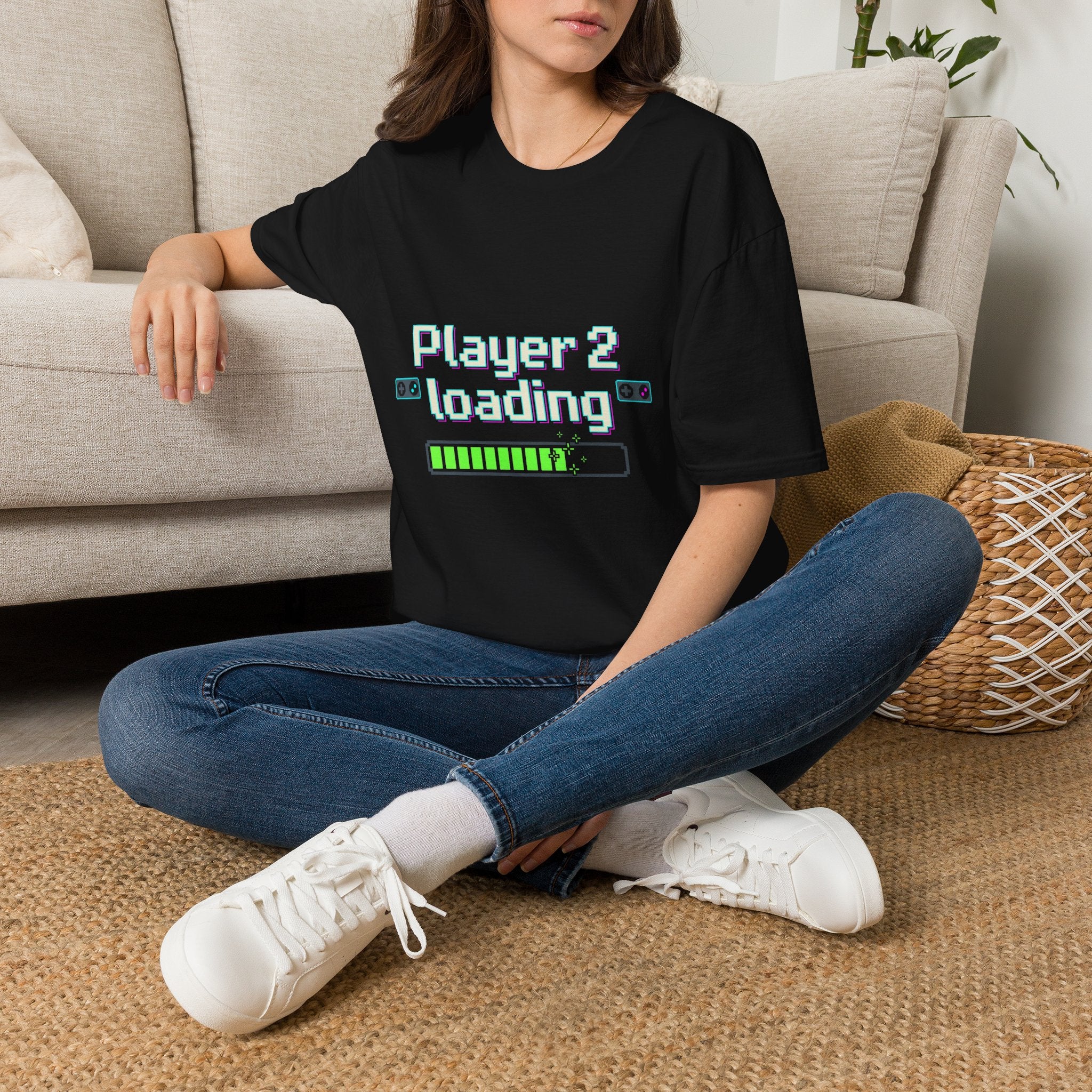 Retro 'Player 2 Loading' T-Shirt — Vintage Gaming Tee