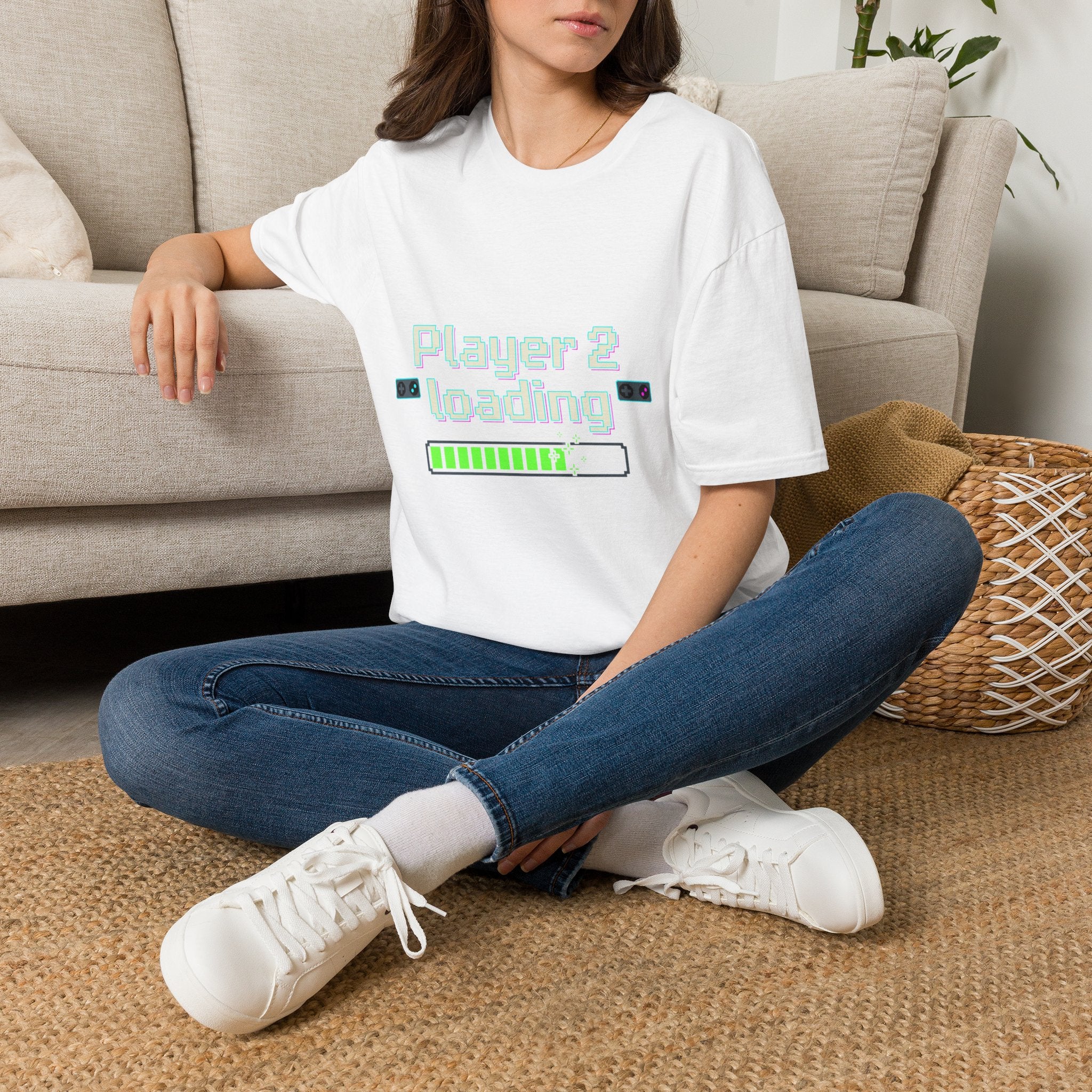 Retro 'Player 2 Loading' T-Shirt — Vintage Gaming Tee