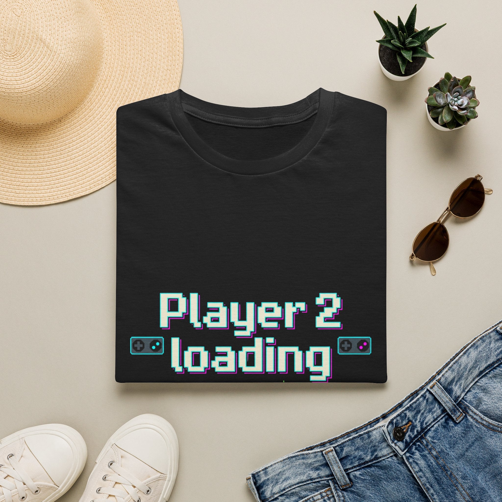 Retro 'Player 2 Loading' T-Shirt — Vintage Gaming Tee