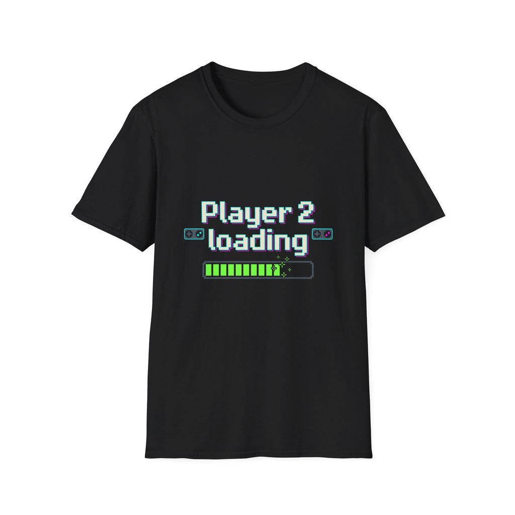 Retro 'Player 2 Loading' T-Shirt — Vintage Gaming Tee