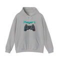Player 1 Retro Controller Hoodie — Gamer Sweatshirt